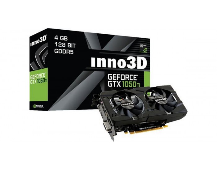 INNO3D GTX 1050TI 4GB DDR5 (DUAL FAN)